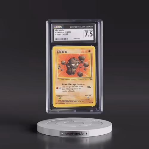 1999 Fossil #47/62 Geodude (CGC 7.5 NM+)