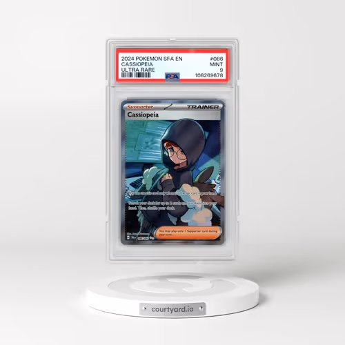 2024 Pokémon Sfa EN-Shrouded Fable #086 Cassiopeia - Ultra Rare (PSA 9 MINT)