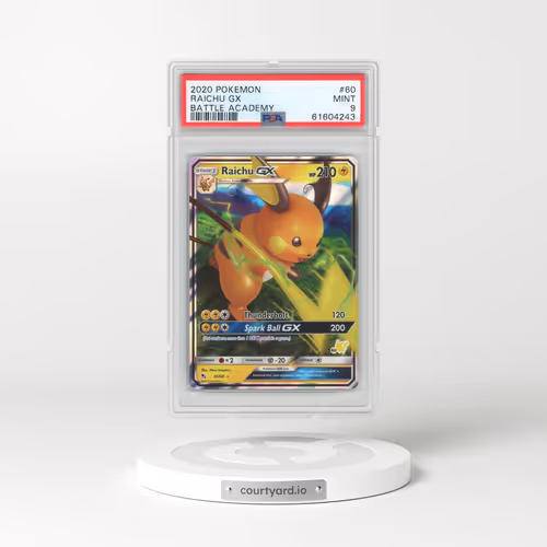 2020 Pokémon Battle Academy #60 Raichu GX - Holo (PSA 9 MINT)