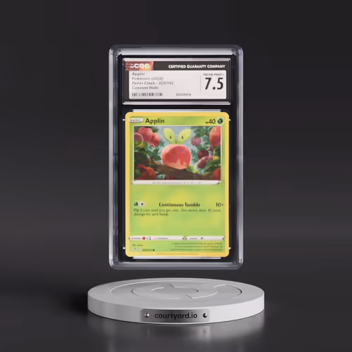2020 Rebel Clash #020/192 Applin - Cosmos Holo (CGC 7.5 NM+)
