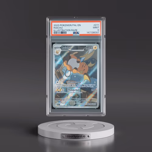 2023 Pokémon Pal EN-Paldea Evolved #211 Raichu - Illustration Rare (PSA 9 MINT)