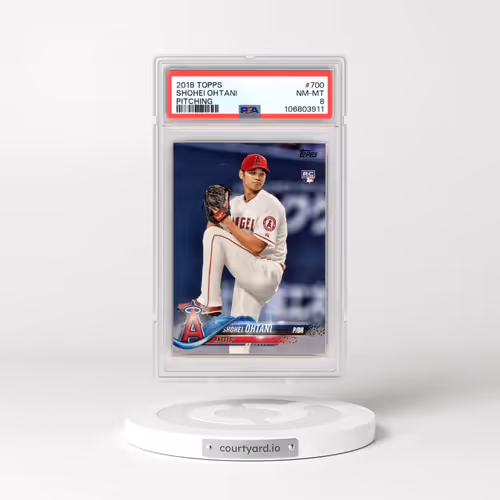 2018 Topps #700 Shohei Ohtani - Pitching (PSA 8 NM-MT)