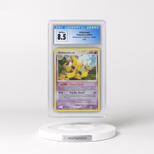 2007 Mysterious Treasures #2/123 Alakazam - Holo (CGC 8.5 NM-MT+)