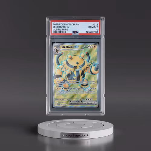 2025 Pokémon Dri EN-Destined Rivals #212 Electivire EX - Holo Ultra Rare (PSA 10 GEM MINT)