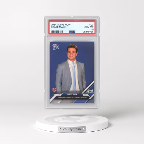 2024 Topps Now #D3 Drake Maye (PSA 10 GEM MINT)