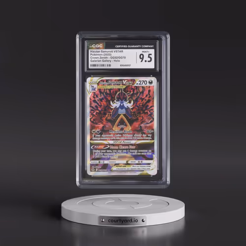 2023 Crown Zenith #GG52/GG70 Hisuian Samurott VSTAR - Galarian Gallery Holo (CGC 9.5 MINT+)