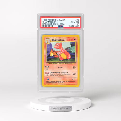 1999 Pokémon Game #24 Charmeleon - Base Set 1999-2000 (PSA 10 GEM MINT)