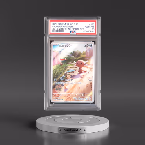 2024 Pokémon SV-P Promo #193 Paldean Wooper - Start Deck Generations Special Battle Set (PSA 10 GEM