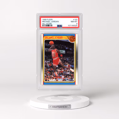 1988 Fleer #120 Michael Jordan - All-Star (PSA 8 NM-MT)