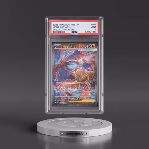 2025 Pokémon M1s-Mega Symphonia #088 Mega Latias EX - Holo Special Art Rare (PSA 9 MINT)