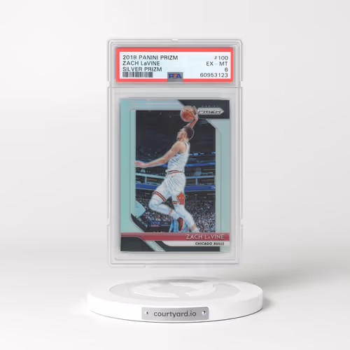 2018 Panini Prizm #100 Zach LaVine - Silver Prizm (PSA 6 EX-MT)
