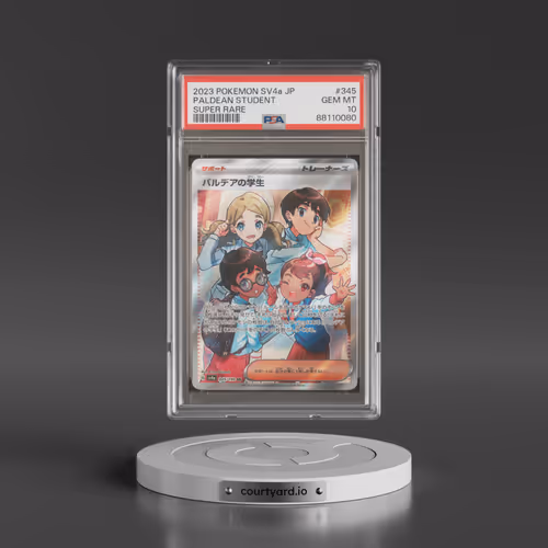 2023 Pokémon Sv4a-Shiny Treasure EX #345 Paldean Student - Super Rare (PSA 10 GEM MINT)