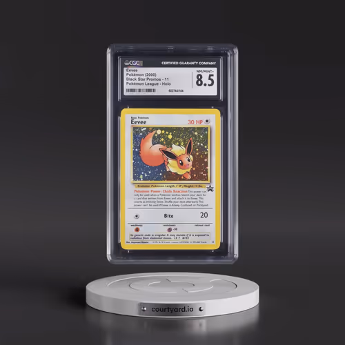 1999 Black Star Promos #11 Eevee - Pokémon League (Holo) (CGC 8.5 NM-MT+)