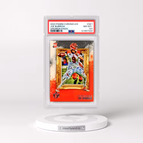 2020 Panini Chronicles Gridiron Kings #GK1 Joe Burrow (PSA 8.5 NM-MT+)