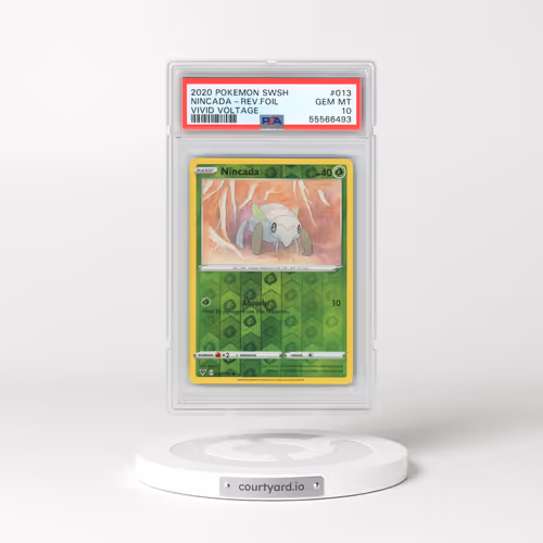 2020 Pokémon Sword & Shield Vivid Voltage #013 Nincada - Reverse Foil (PSA 10 GEM MINT)