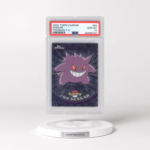 2000 Topps Chrome Pokémon T.V. #94 Gengar (PSA 10 GEM MINT)