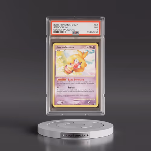 2007 Pokémon Diamond & Pearl Secret Wonders #67 Smoochum (PSA 7 NM)
