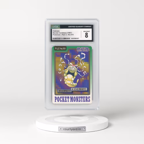 1997 (Pocket Monsters on Bottom) Part 3 #010 Caterpie (CGC 8 NM-MT)