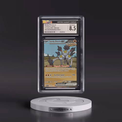 2023 Paradox Rift - PAR EN #250/182 Sandy Shocks ex - Special Illustration Rare (CGC 8.5 NM-MT+)