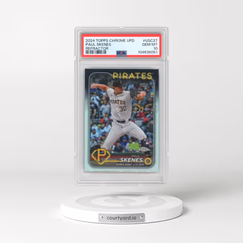 2024 Topps Chrome Update #USC27 Paul Skenes - Refractor (PSA 10 GEM MINT)