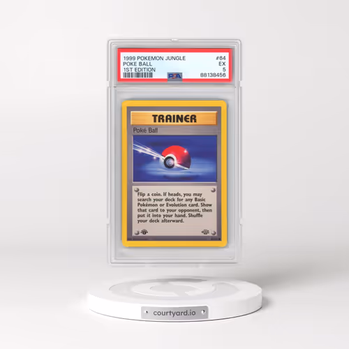 1999 Pokémon Jungle #64 Poke Ball - 1st Edition (PSA 5 EX)