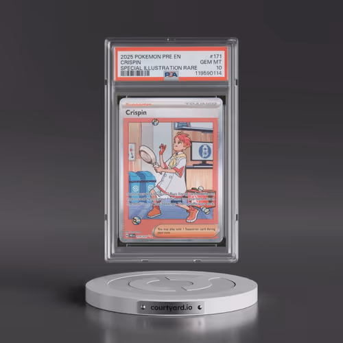 2025 Pokémon Pre EN-Prismatic Evolutions #171 Crispin - Special Illustration Rare (PSA 10 GEM MINT)