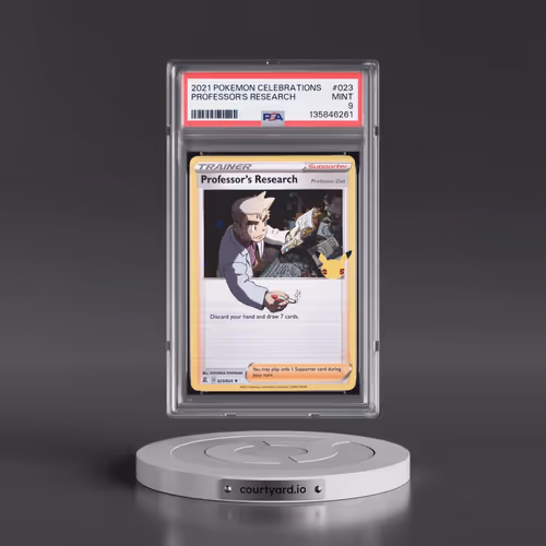 2021 Pokémon Celebrations #023 Professor's Research (PSA 9 MINT)