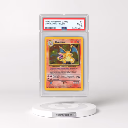 1999 Pokémon Game #4 Charizard - Holo (PSA 7.5 NM+)