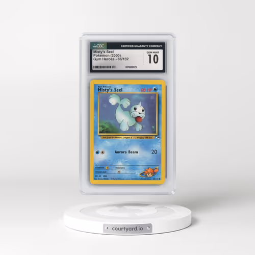 2000 Gym Heroes #88/132 Misty's Seel (CGC 10 GEM MINT)