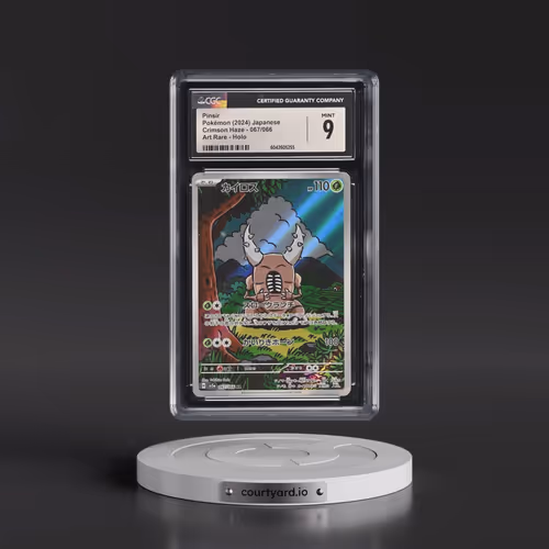 2024 Crimson Haze #067/066 Pinsir - Art Rare Holo (CGC 9 MINT)