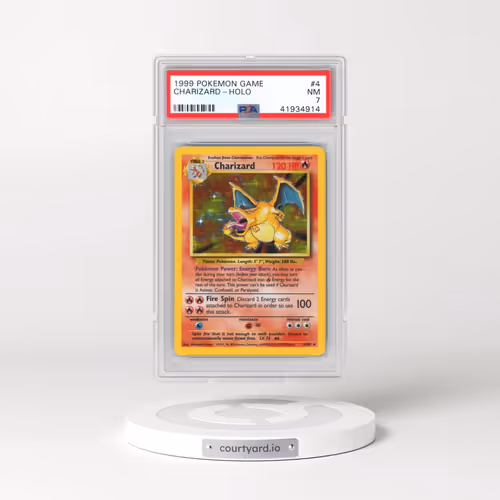 1999 Pokémon Game #4 Charizard - Holo (PSA 7 NM)