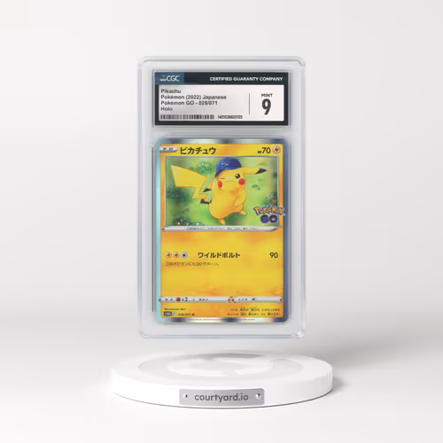 2022 Pokémon GO #028/071 Pikachu - Holo (CGC 9 MINT)