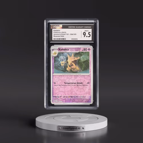 2023 Scarlet & Violet 151 - MEW EN #064/165 Kadabra - Reverse Holo (CGC 9.5 MINT+)