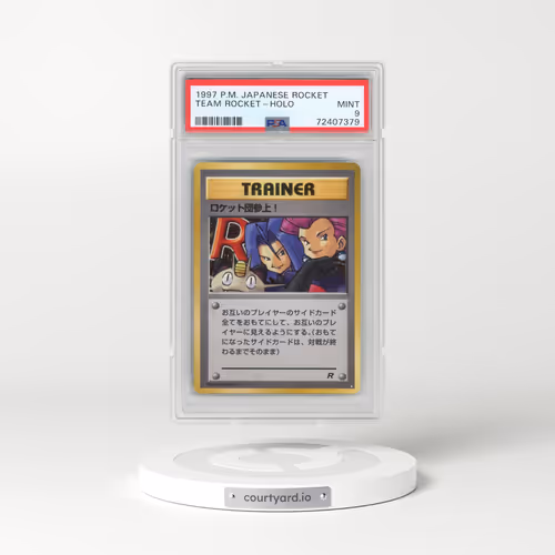 1997 Pokémon Rocket Team Rocket - Holo (PSA 9 MINT)
