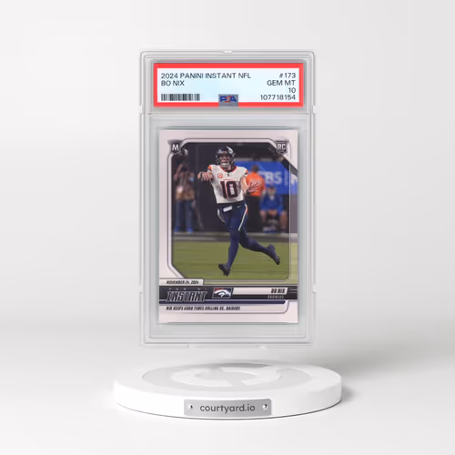 2024 Panini Instant NFL #173 Bo Nix (PSA 10 GEM MINT)