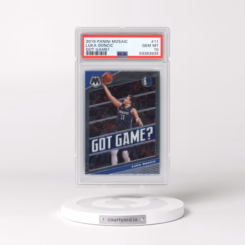 2019 Panini Mosaic Got Game? #11 Luka Doncic (PSA 10 GEM MINT)