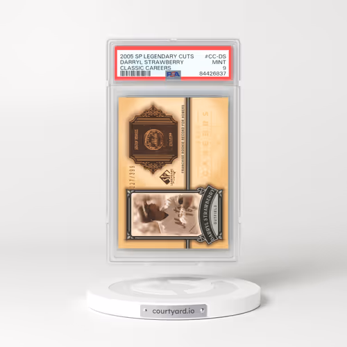 2005 SP Legendary Cuts Classic Careers #CC-DS Darryl Strawberry (PSA 9 MINT)
