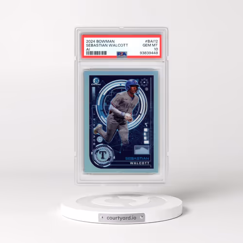 2024 Bowman Bowman AI #BAI12 Sebastian Walcott (PSA 10 GEM MINT)