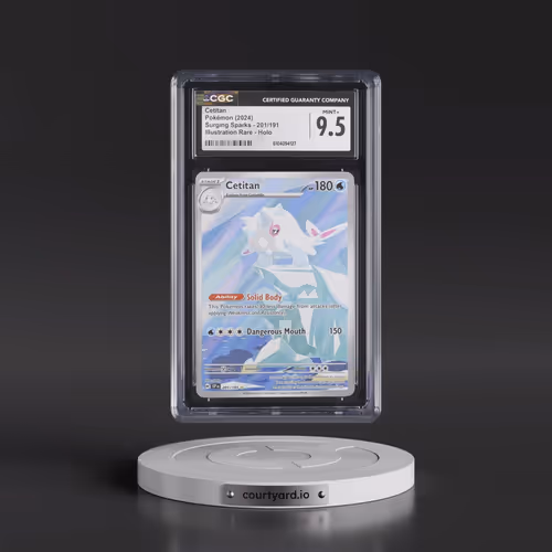 2024 Pokémon Ssp EN-Surging Sparks #201 Cetitan - Illustration Rare (CGC 9.5 MINT+)