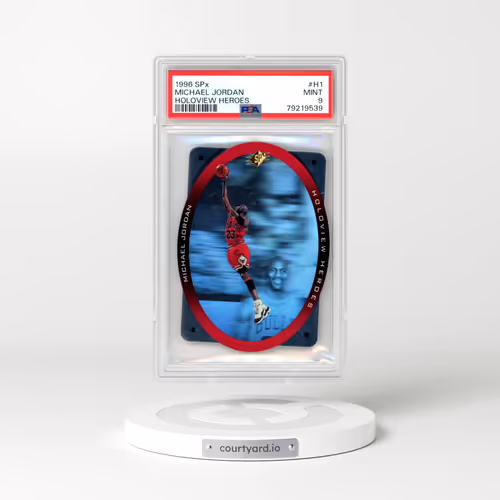 1996 SPx Holoview Heroes #H1 Michael Jordan (PSA 9 MINT)
