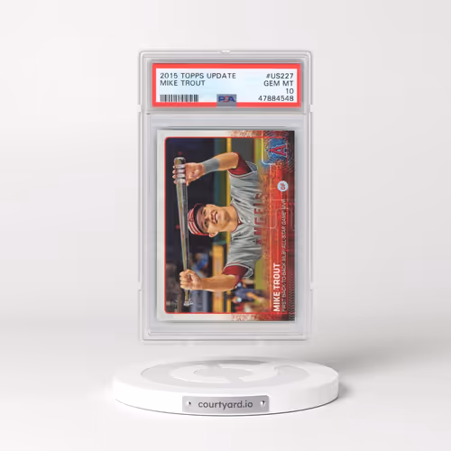 2015 Topps Update #US227 Mike Trout (PSA 10 GEM MINT)