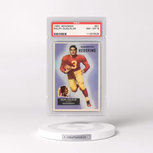 1955 Bowman #61 Ralph Guglielmi (PSA 8 NM-MT)