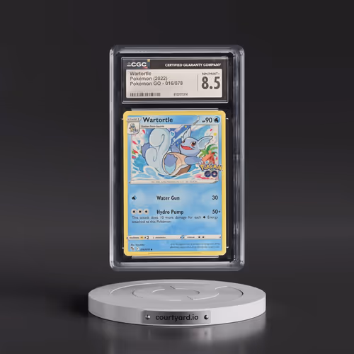2022 Pokémon GO #016/078 Wartortle (CGC 8.5 NM-MT+)