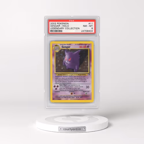 2002 Pokémon Legendary Collection #11 Gengar - Holo (PSA 8 NM-MT)