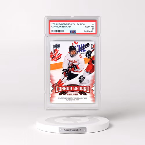 2023 Upper Deck Connor Bedard Collection #4 Connor Bedard (PSA 10 GEM MINT)