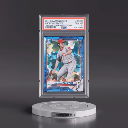 2021 Bowman Draft Chrome Sapphire Edition #BDC10 Andrew Painter (PSA 10 GEM MINT)