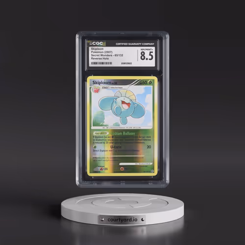 2007 Secret Wonders #65/132 Skiploom - Reverse Holo (CGC 8.5 NM-MT+)