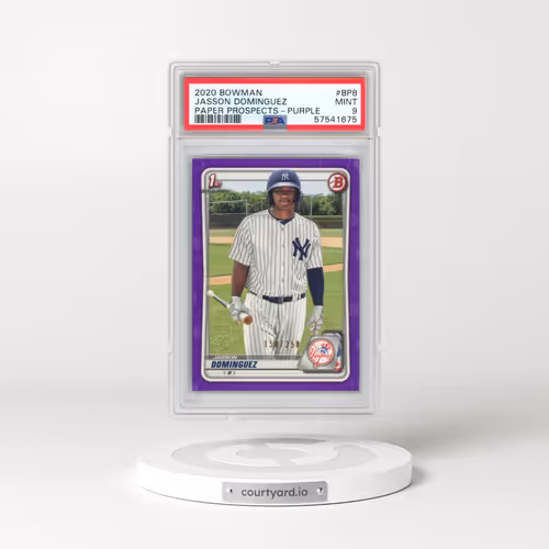 2020 Bowman Paper Prospects #BP8 Jasson Dominguez - Purple (PSA 9 MINT)