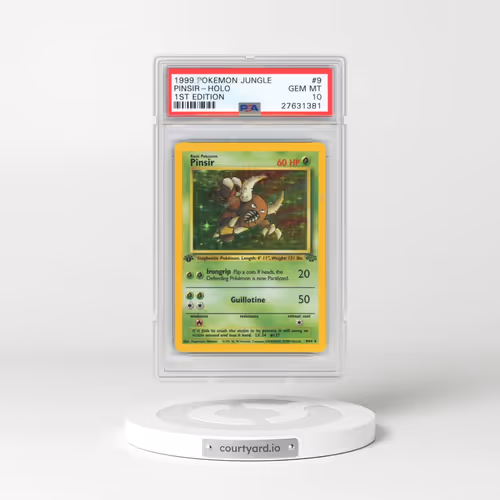 1999 Pokémon Jungle #9 Pinsir - 1st Edition Holo (PSA 10 GEM MINT)