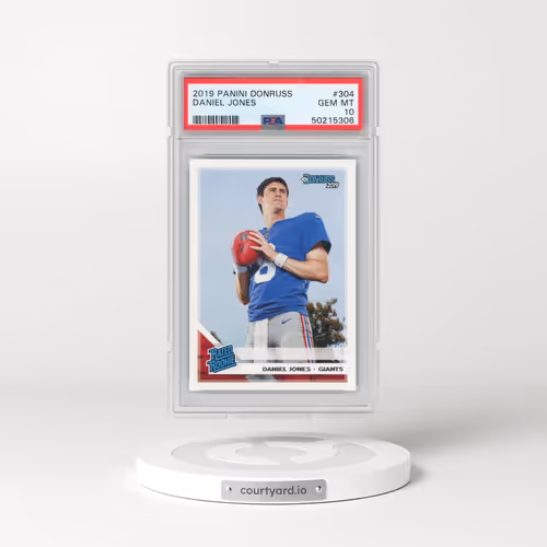 2019 Panini Donruss #304 Daniel Jones (PSA 10 GEM MINT)